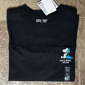 Brand new Japanese Uniqlo t shirt Peanuts x Uniqlo collab
